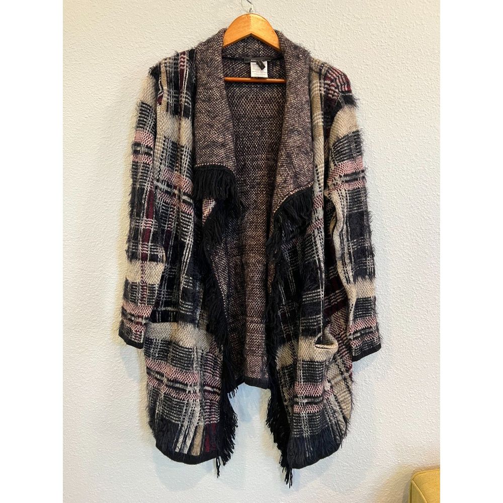 #724 BCBG Maxazria Open Front Cardigan Size Large